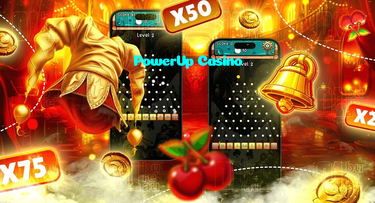 PowerUp Casino casino presented on mobile device in Pakistan with slots and live games